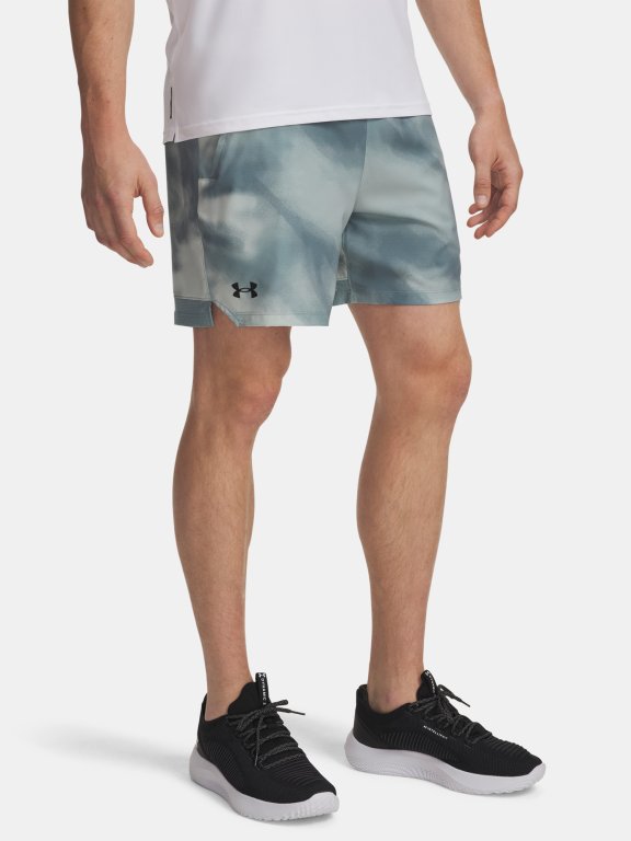 Шорти Under Armour Vanish Woven 6in Prnt Sts Man Gray Green