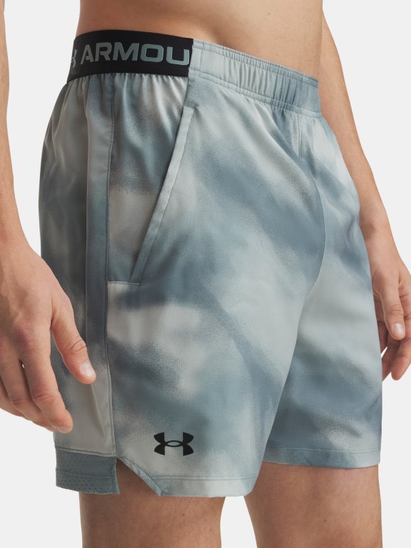 Шорти Under Armour Vanish Woven 6in Prnt Sts Man Gray Green