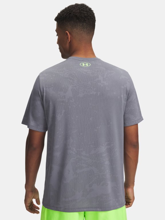 Футболка Under Armour Tech Vent Jacquard SS Man green/grey
