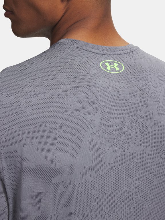 Футболка Under Armour Tech Vent Jacquard SS Man green/grey