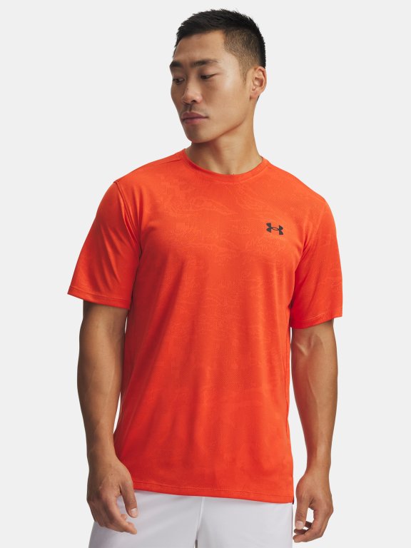 Футболка Under Armour Tech Vent Jacquard SS Man Orange