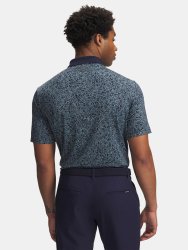 Triko Under Armour Matchplay Printed Polo Man Blue