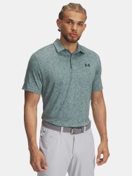 Футболка Under Armour Playoff 3.0 Printed Polo Man Gray Green