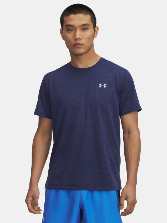 Футболка Under Armour Launch Shortsleeve синя