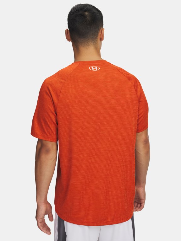 Футболка Under Armour Tech Textured SS Man Orange