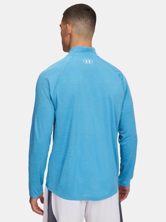 Футболка Under Armour Tech Textured 1/2 Zip синя