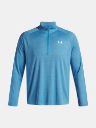 Футболка Under Armour Tech Textured 1/2 Zip синя