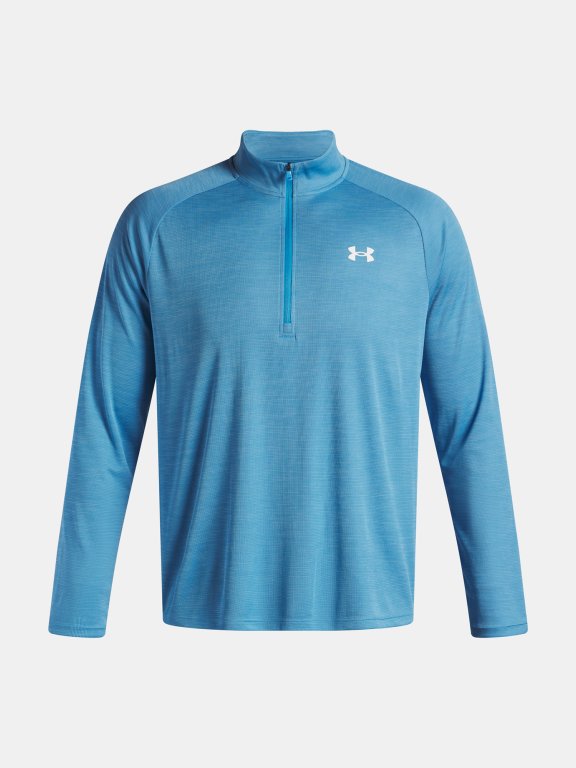 Футболка Under Armour Tech Textured 1/2 Zip синя