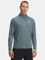 Triko Under Armour Tech Textured 1/2 Zip Man Blue