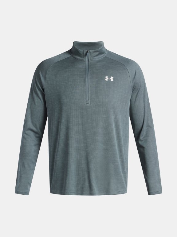 Triko Under Armour Tech Textured 1/2 Zip Man Blue