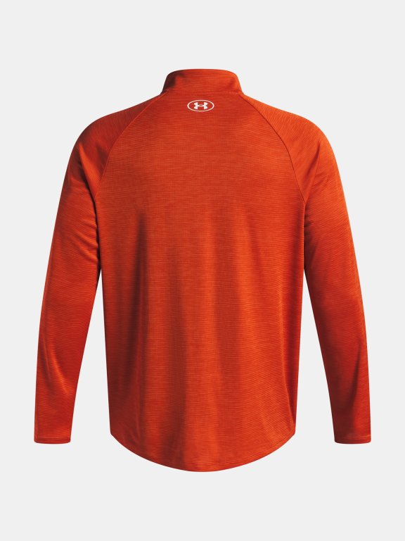 Футболка Under Armour Tech Textured 1/2 Zip помаранчева