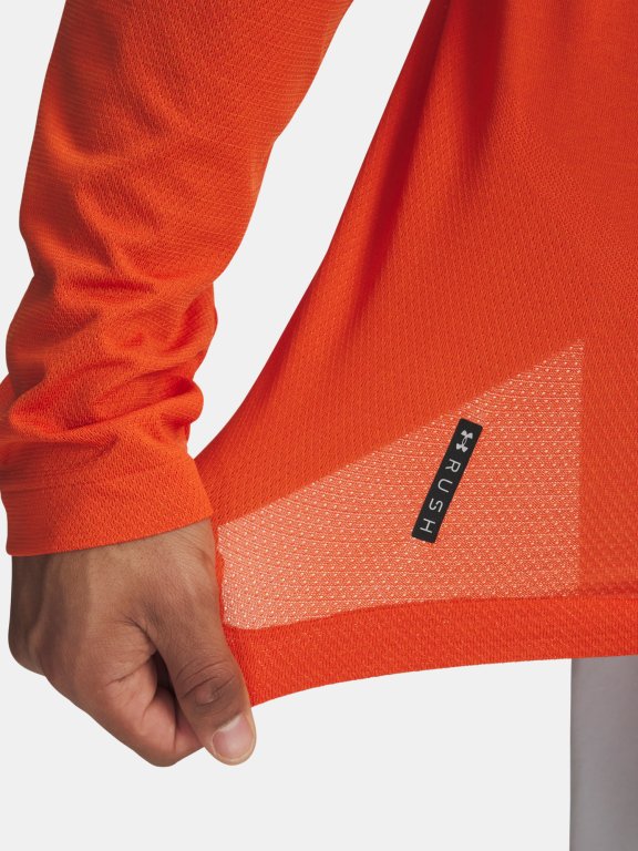 Футболка Under Armour Vanish Elite Seamless 1/4 Zp помаранчева