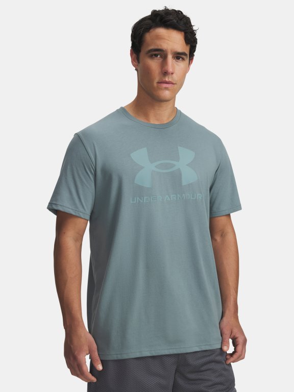 Футболка Under Armour Sportstyle Logo Update SS Man Blue