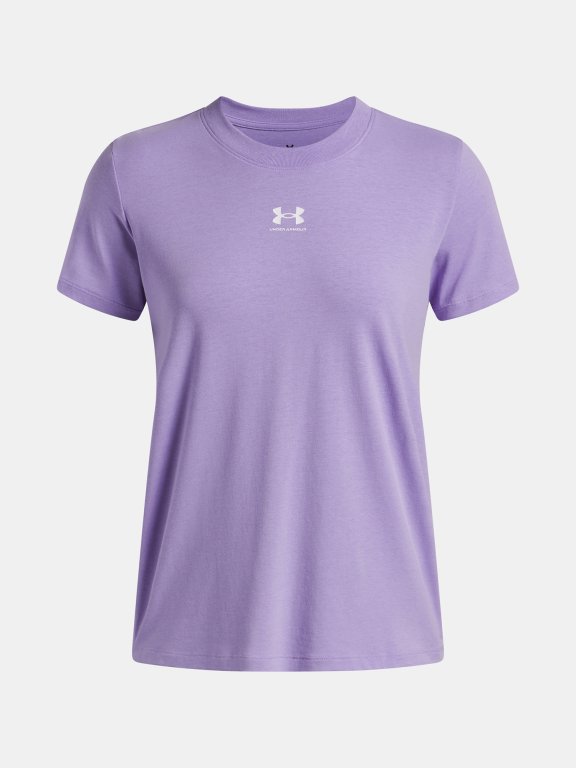 Футболка Under Armour Rival Core SS Wmn Purple