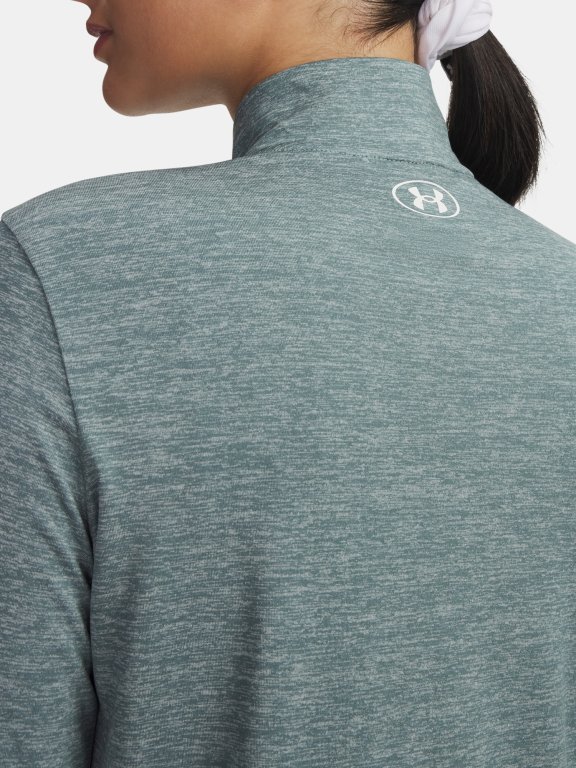 Triko Under Armour Tech 1/2 Zip- Twist Wmn Blue