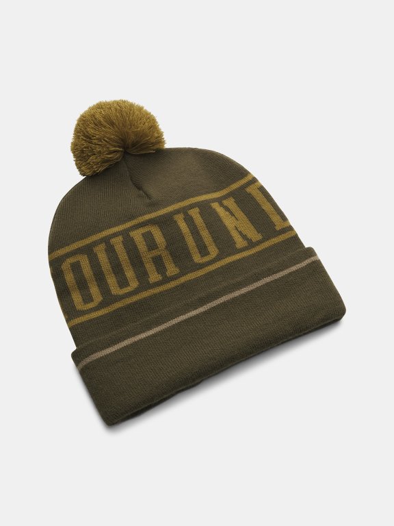 Шапка Under Armour Halftime Pack Beanie Man Gray Green
