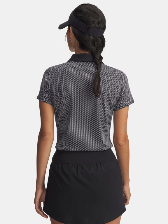 Triko Under Armour Playoff 3.0 Printed Polo Wmn Black