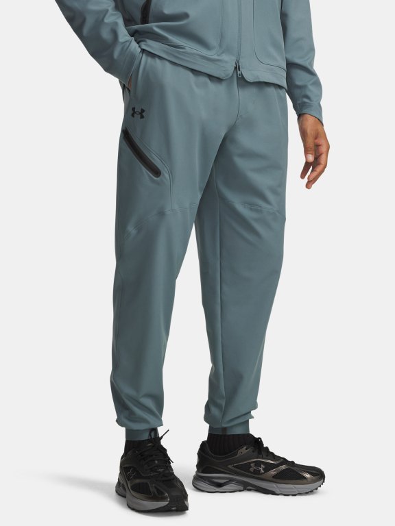 Tepláky Under Armour Unstoppable Woven Jogger Man Blue
