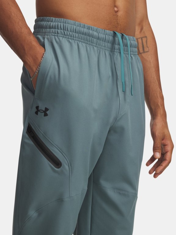 Tepláky Under Armour Unstoppable Woven Jogger Man Blue