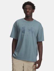 Футболка Under Armour HW OS Branded SS Man Blue