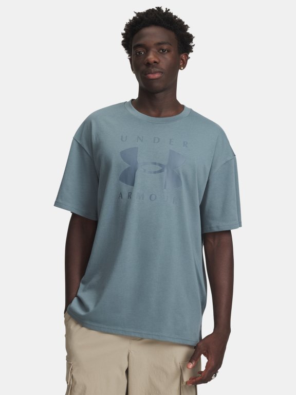 Футболка Under Armour HW OS Branded SS Man Blue