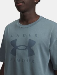 Футболка Under Armour HW OS Branded SS Man Blue