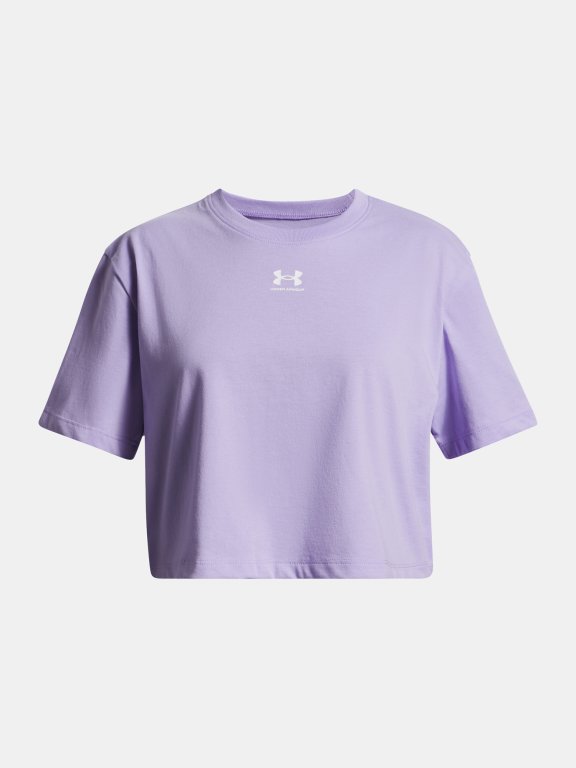 Футболка Under Armour Rival SS Jr фіолетова