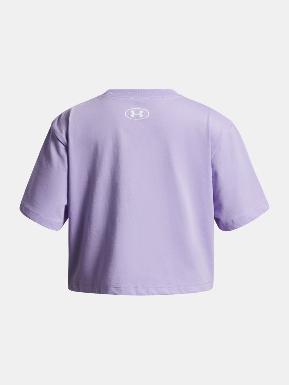 Футболка Under Armour Rival SS Jr фіолетова
