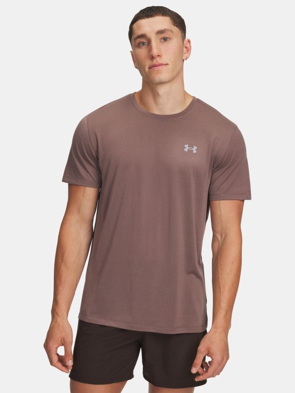 Футболка Under Armour Trail Run SS Man Brown