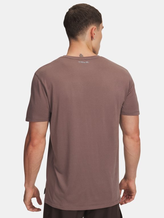 Футболка Under Armour Trail Run SS Man Brown