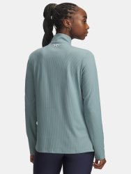 Футболка Under Armour Tech Rib 1/2 Zip Wmn gray green
