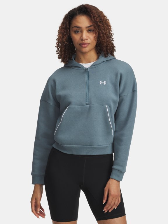 Худі Under Armour Rival Flc Piped HZ Hoodie Wmn Blue