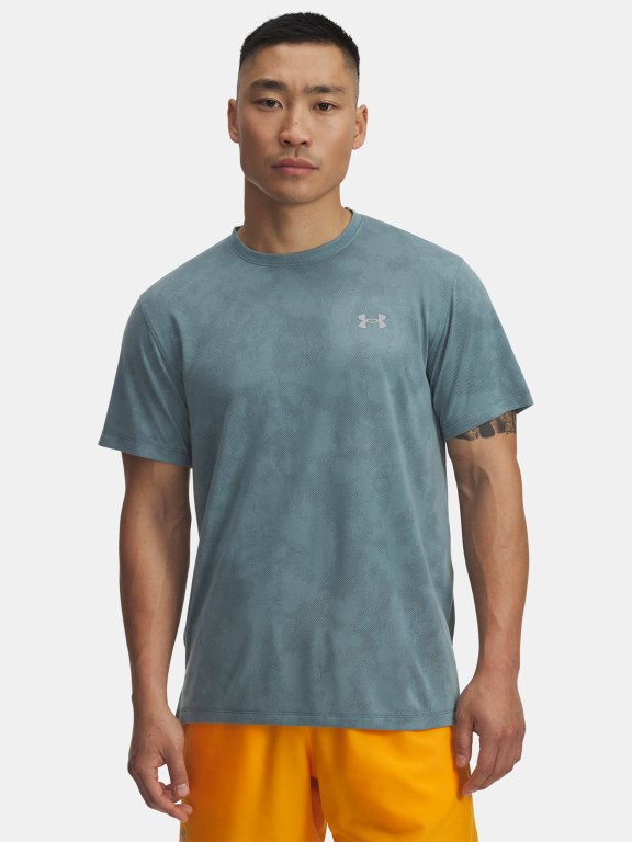 Футболка Under Armour Launch Cane SS Man Gray Green