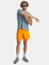 Шорти Under Armour Launch 5'' 2-в-1 помаранчеві