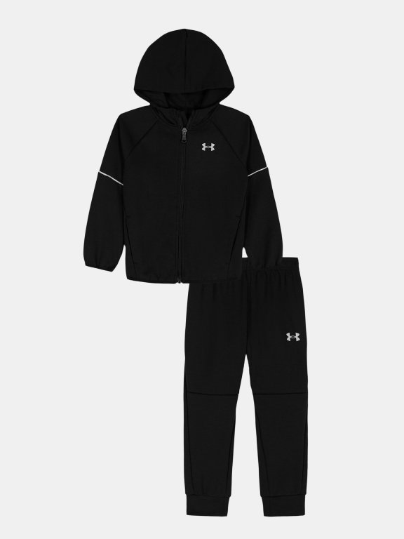 Костюм Under Armour Double Knit Fz Set Jr black