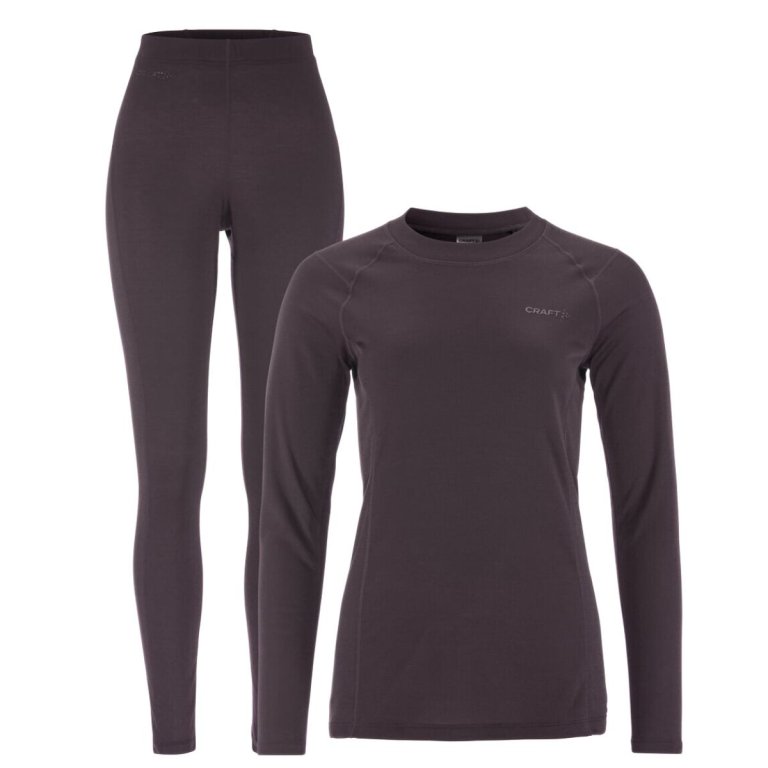 Комплект Craft Core Warm Baselayer W - темно-фіолетовий