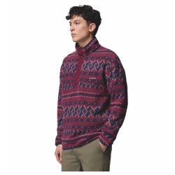 Кофта Columbia Helvetia™ II Printed Half Snap Fleece M - синя
