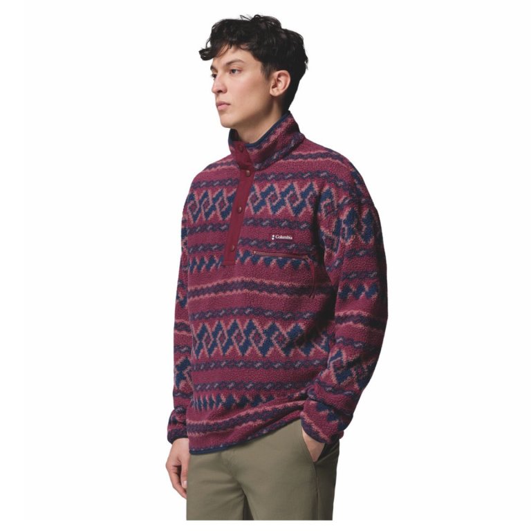 Кофта Columbia Helvetia™ II Printed Half Snap Fleece M - синя