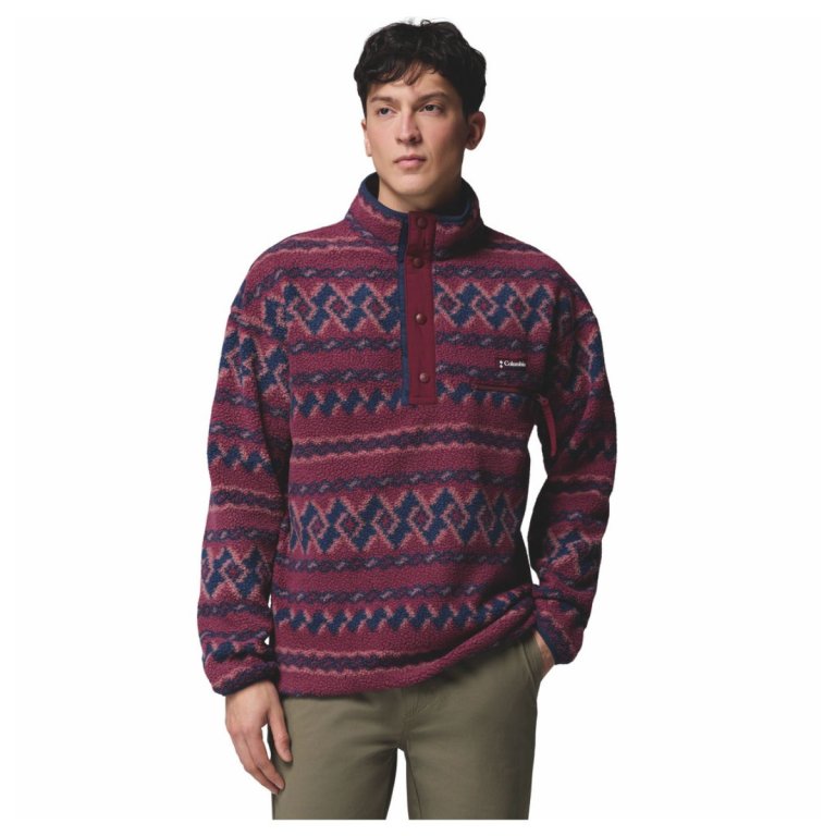 Кофта Columbia Helvetia™ II Printed Half Snap Fleece M - синя