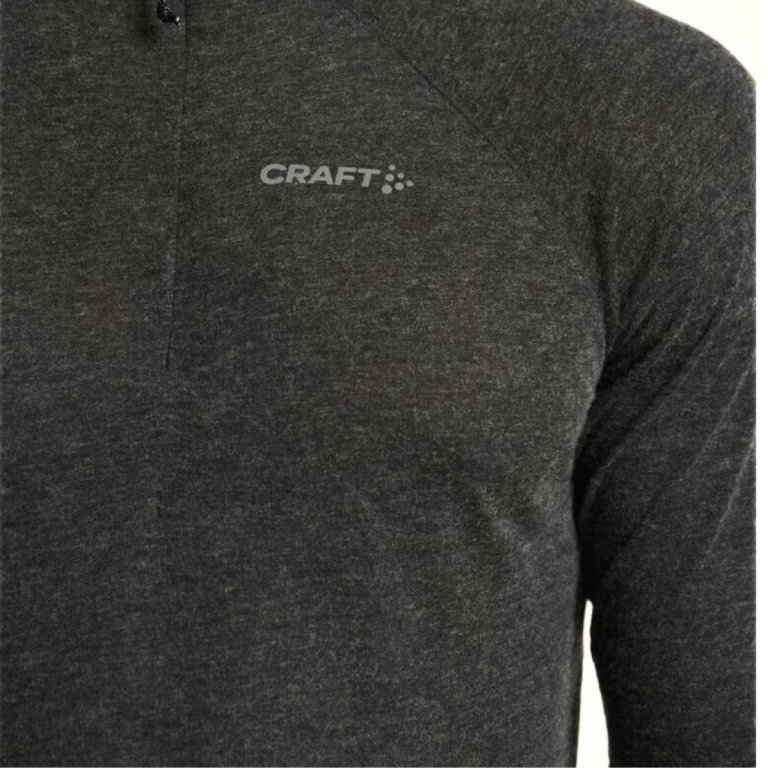 Футболка Craft Adv SubZ Wool LS 3 M - чорна