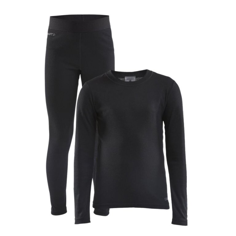 Комплект Craft Core Warm Baselayer J - чорний