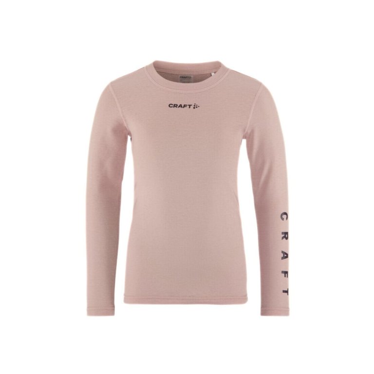 Комплект термобілизни Craft Core Warm Baselayer J - рожевий