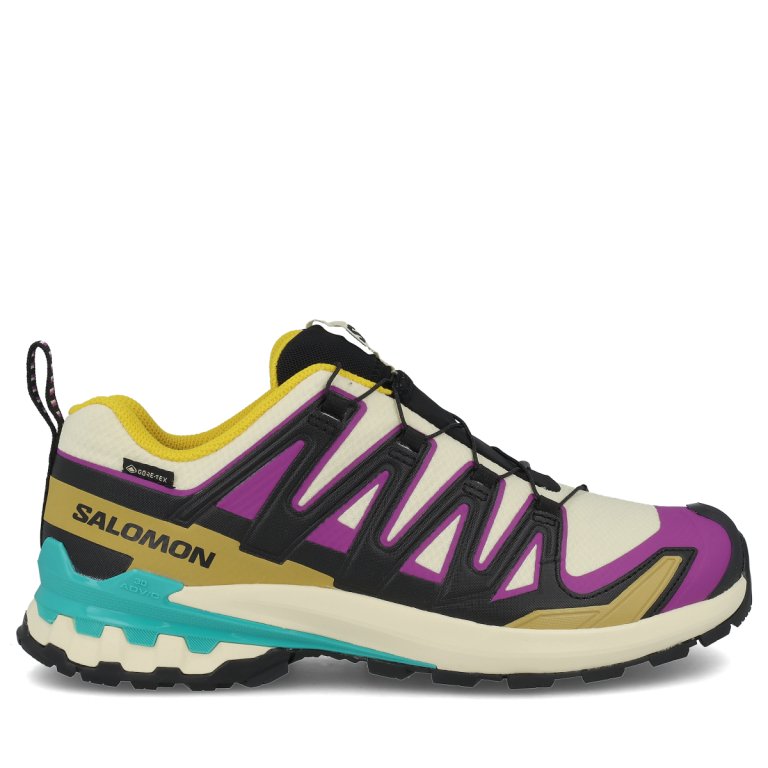 Кросівки Salomon Xa Pro 3D V9 GTX M - жовто/фіолетово/чорні