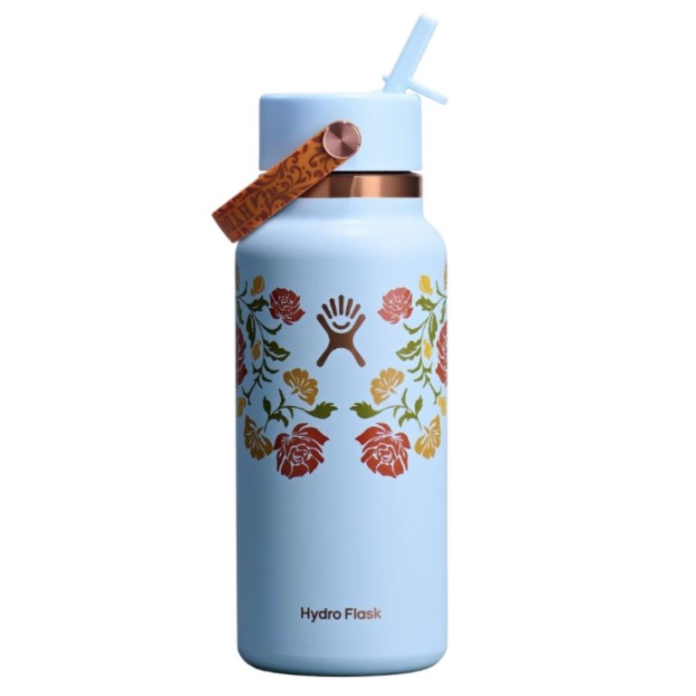 Термос Hydro Flask 32 унції (946 мл) Wide Flex Straw Cap - синій