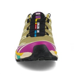 Кросівки Snkrs Salomon XT-6 - жовто/фіолетово/зелені