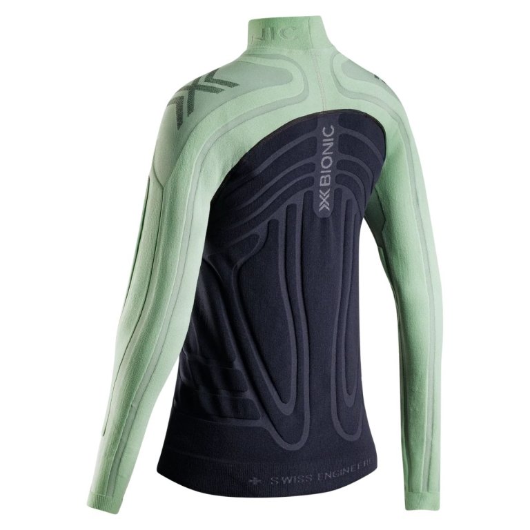 Футболка X-Bionic Heatloop Shirt LS W - зелена