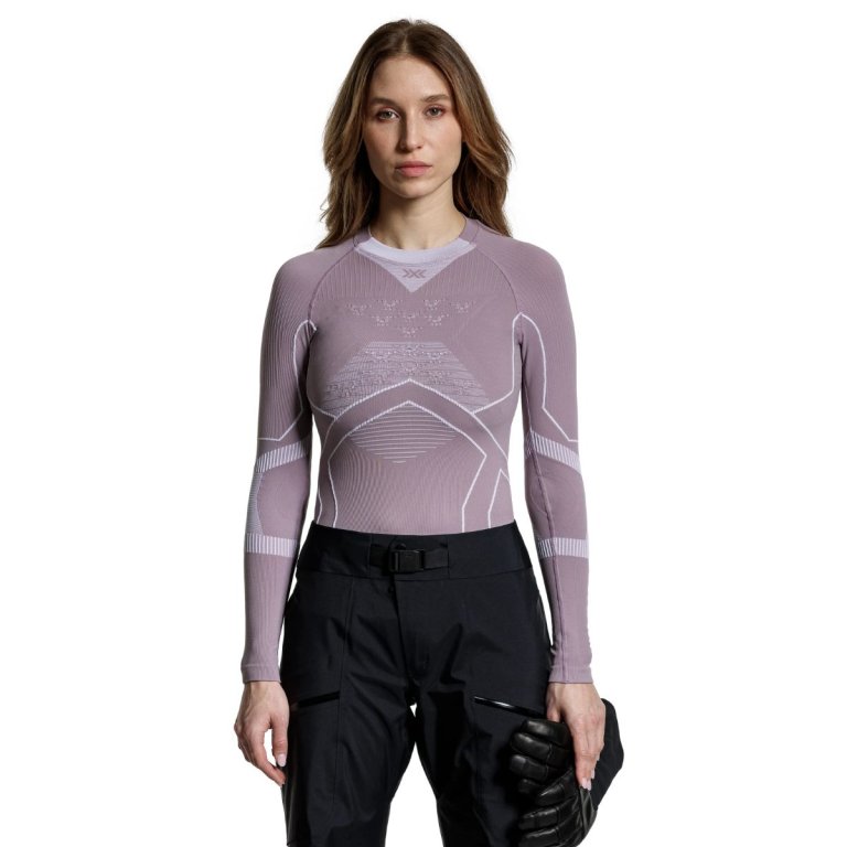 Футболка X-Bionic Energy Accumulator Light Shirt LS W - фіолетова