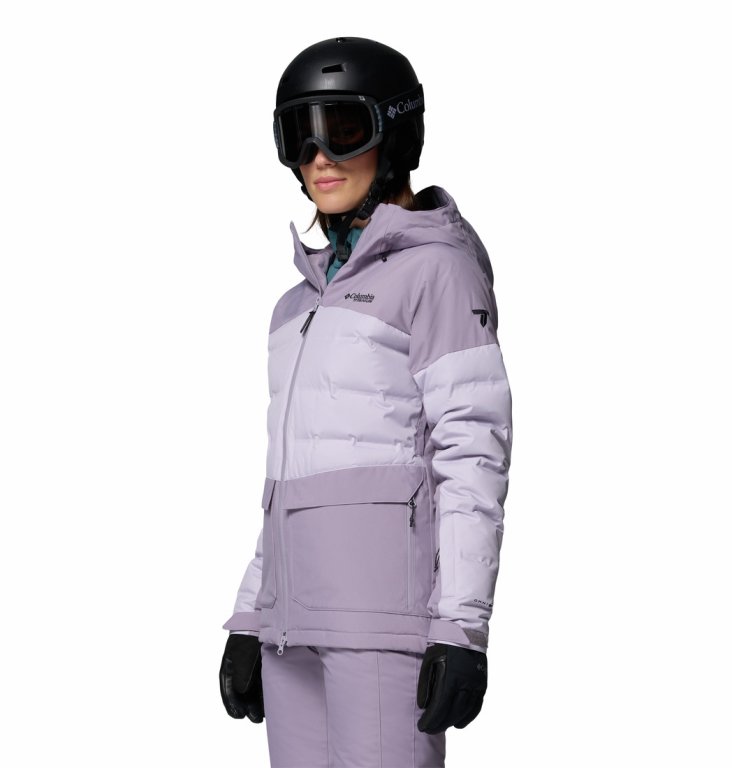 Пуховик Columbia Glacier Ridge™ Down Jacket W - фіолетова