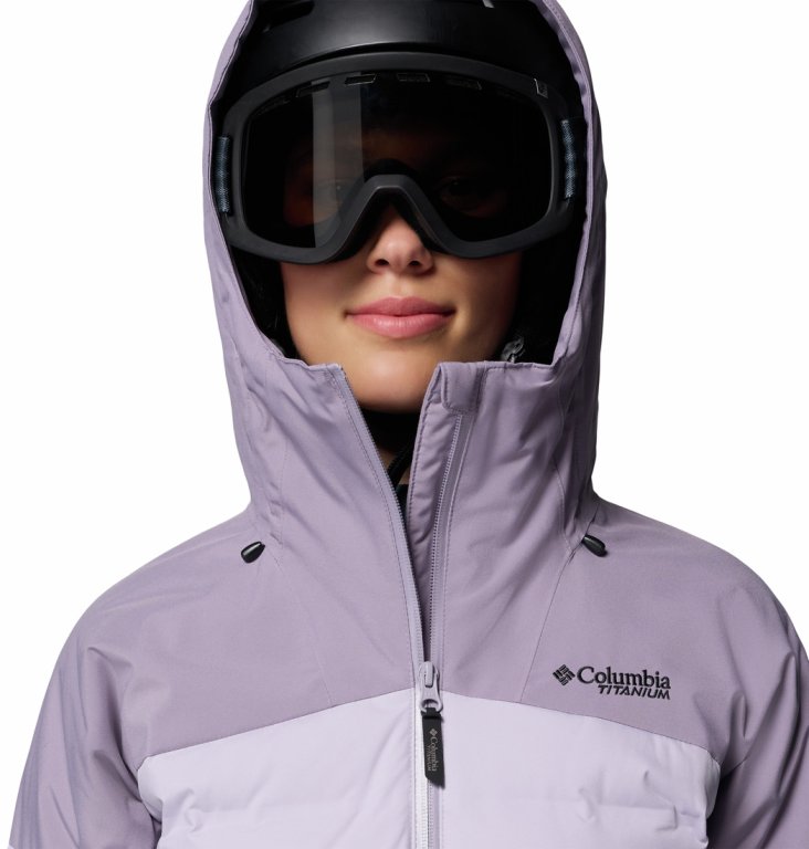 Пуховик Columbia Glacier Ridge™ Down Jacket W - фіолетова
