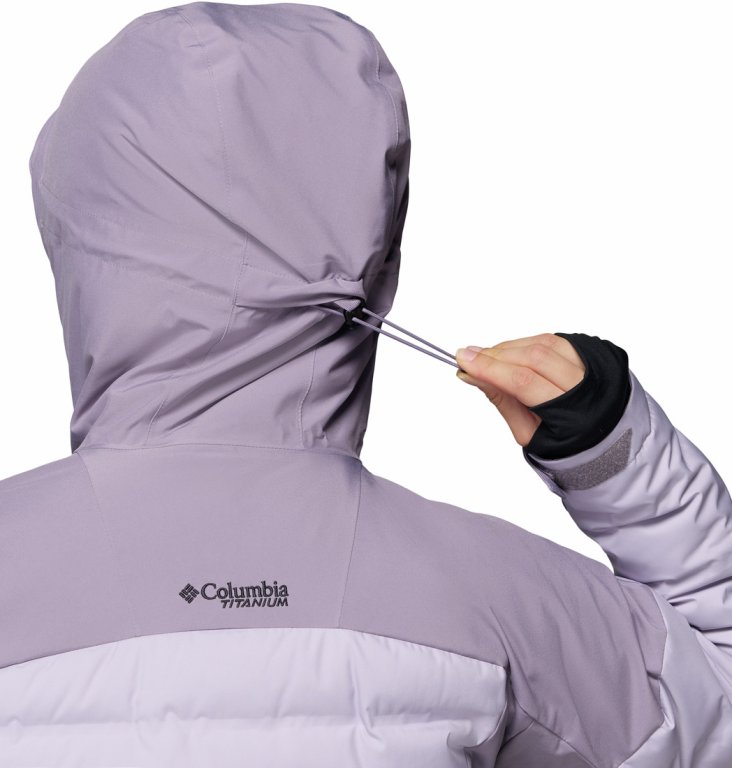 Пуховик Columbia Glacier Ridge™ Down Jacket W - фіолетова